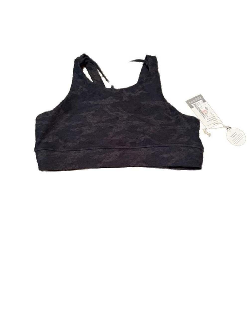 Vuori Elevation Sports Bra Black Camo Sz large NEW
